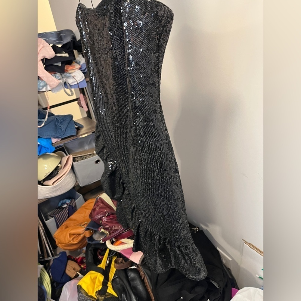 Likely Lilia Sequined Ruffle Cocktail Dress 6 - Picture 12 of 16